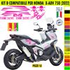 Grafica adesivi decal compatibili con HONDA X-ADV 750 ADV -KIT D- vari colori