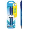 Paper Mate Flexgrip Ultra penna a sfera a scatto | punta media (1 mm) | blu | confezione da 2