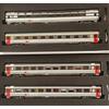 L.S. Models LS MODELS PI9708 Set Eurocity 51/56 "Ticino" Milano C.le-Zurich Hbf,