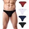 Avidlove Confezione da 4 Slip Modali Mutande Morbide Mutande Corte Intimo Mutande Pantaloncini Slip Slip Uomo Taglia Uomo. EU XXL 2 X Nero/ 2 X Rosso