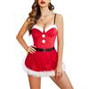Avidlove Lingerie di Natale per le donne Sexy Natale, Colore: rosso, S