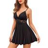 Avidlove Negligee - Camicia da notte sexy da donna, Nero , XS