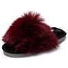 JOMIX Pantofole Donna Invernali Punta Aperta Ciabatte Pelose Calde da Casa Pantofole Pelliccia Sintetica Slippers Slip On Comode Eleganti da Ragazze per Inverno MD8653 (Rosa, 37)