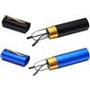 ZXYOO 2 Paia Occhiali da Lettura Anti Luce Blu - Montatura Metallica Leggera,Occhiali da vista unisex compatti con cerniera a molla, Custodia Portatile con Clip per Penna +3.00