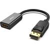 BENFEI Adattatore Displayport a HDMI, BENFEI DP (Display Port) Convertitore maschio a HDMI femmina con audio per Lenovo, Dell, HP, Asus e altri marchi (DP a HDMI)