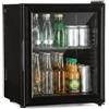 KLARSTEIN Brooklyn Mini Frigo, Frigo Portatile da Camera, Frigorifero Piccolo Silenzioso da Ufficio, Mini Frigo Bar con Illuminazione Interna e Ripiani Rimovibili, Frigo Bar da Campeggio 12-18°C, 24L