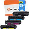 Bubprint 054H Cartucce Toner compatibili per Canon 054 054H 054 H i-Sensys LBP-621Cw LBP-623Cdw LBP-640C MF640C MF641Cn MF641Cw MF642Cdw MF643Cdw MF644Cdw MF645Cx 4 Pack