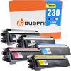 Bubprint 5 Cartucce Toner compatibili per Brother TN-230 TN-230BK TN-230C TN-230M TN-230Y per DCP-9010CN HL-3040CN HL-3070CW MFC-9120CN MFC-9320CW Nero Cyan Magenta Giallo