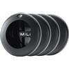 MiLi MiTag Duo Smart Tracker Tag, Localizzatore Bluetooth Compatibile Apple Dov'è e Google Funzioni Trova (iOS e Android), Trova Oggetti e Chiavi/Bagagli/Valigie/Zaini/Portafogli (4 Pack)