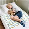 Aolso Bambino Fasciatoio Portatile, 86 * 91Cm Fasciatoio Portatile Impermeabile,Tappetino Per Cambio Bambino,Telo Cambio Pannolino Impermeabile-Dinosauri