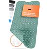 LICHTENHEIM Tappetino da doccia antiscivolo Sensitiv 100 x 40 cm - con 2 ganci - Tappetino antiscivolo - vasca da bagno senza BPA - tappetino da bagno resistente alla muffa e lavabile (verde)