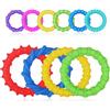 Aolso Fidget Toys,4 Pezzi di Braccialetti Fidget Elastici 6 Pezzi di Anelli Fidget for Antistress Bambini Adulti,Giochi Autismo per ADHD,per Alleviare L'ansia da Stress,Come Regali per Bambini