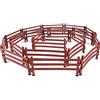 YeahBoom 40PCS Accessori per Recinto con Cancelletto,Ingresso Recinzione,Paddock Scuderia,Cavalli Playset,Giocattolo Recinto Fattoria,Plastica Fattoria Barn,Paddock Scuderia