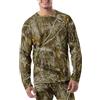 Realtree Heavyweight Fleece Thermal Underwear Top Canottiera, Edge, L Uomo