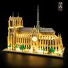 LIGHTAILING Lumières pour Lego-21061 Notre-Dame de Paris- Kit d'Éclairage LED Compatible avec le Modèle Lego：Versione con Telecomando - Modèle Non Inclus