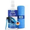 Blum Manufaktur Blum 250ml Detergente PROFUMATO per schermi OCEAN BREEZE + panno microfibra 30x30cm - Pulitore schermo TV, laptop, notebook, PC, monitor, smartphone - Pulizia senza aloni per pulire,pulisci