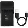 Norifon EN-EL20 USB Caricatore per Nikon 1 AW1, 1 J1, 1 J2, 1 J3, 1 J4