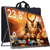 UPERFECT 24 144Hz QLED Monitor Portatile, 2000:1, 125% sRGB, 400 Nits, Full HD 1080P, con HDMI e USB-C per laptop, Console di Gioco, Smartphone e mini PC, Secondo Schermo Esterno per Gaming e Lavoro