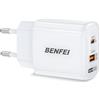 BENFEI 33W GaN USB C Fast Charger, 2-Port Two-Tone Compact Wall Charger Block, Portable Travel Charger for iPhone 17/16/15, Galaxy S25/S24/S23, Pixel 10/9/8, iPad, AirPods, MacBook, Steam Deck