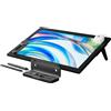 HUION Kamvas Pro 24 (Gen 3) Tablet da disegno touch con schermo, display grafico 4K UHD con doppio pennino a pressione 16384, PenTech 4.0, 99% Adobe RGB, tastiera wireless, monitor da 23,8 pollici