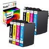 Koala 604XL Cartucce Compatibili per 604XL Multipack per Epson XP-2200 XP-2205 XP-3200 XP-3205 XP-4200 XP-4205 WF-2910 WF-2930 WF-2935 WF-2950 (4Nero, 2Ciano, 2Magenta, 2Giallo)