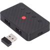 CY Tastiera e mouse cablati USB convertiti in convertitore Bluetooth (BT) wireless 2.4G con ricevitore di tipo C per laptop, tablet, telefono