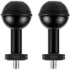 CS PRIORITY Underwater 4PCS 1 Ball Head Adapter 1/4 M5 Vite Regolabile Montaggio Fisso Anti-Loose Camera Holder Diving Tray Flash Light Staffa per accessori fotografici (2PCS M5 Adattatori)