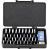 KIWIFOTOS Custodia per batterie a bottone di grande capacità, 42 scomparti per batterie CR2032 CR2016 CR2025 CR2320 CR2325 CR2330 CR2335 CR2354 CR2412 CR2430 CR2450 e LR44 LR41