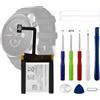 Swark Batteria sostitutiva PL412631 compatibile con Amazfit GTR 4 smartwatch batteria di ricambio con kit di strumenti di riparazione aggiornato