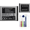 E-yiiviil Batteria di ricambio AB463446BU AB553446BU AB043446BE compatibile con telefono cellulare Samsung C3520 E900 E1150 E2530 E3210 I320 M3200 X530 Mobile Smartphone Batterie 800 mAh/3,7V