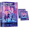 SANDEL SRLS K-Pop Demon Hunters Album con 2 Bustine, Poster e Sticker Collezionabili