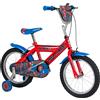 MANDELLI SRL Bici Bambino Spiderman Huffy 12-14 Pollici con Stabilizzatori e Doppio Freno