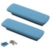 Zerniple Maniglie in ceramica blu per porte e armadietti per la camera dei bambini (2 pezzi)