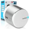 Tedee GO2 Alu - Serratura intelligente retrofit per porta, serratura digitale con blocco automatico e app, sicurezza Smart lock accesso senza chiave