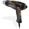 Steinel Pistola termica HM 2120 E, 2200 W, pistola ad aria calda 80°-650°C, asciugacapelli con protezione termica, riscaldamento in ceramica