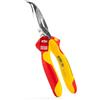 Wiha Alicates de boca semi-redonda Professional electric con filo de corte, con forma curvada, aprox. 40° 200 mm, 8 (27425)