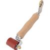 TOWEBOORY Rullo di Saldatura, 40mm Rullo Pressore Silicone 2 in 1 Rullo di Pressione Mano Resistente Alle Alte Temperature per la Saldatura di Materiali Sintetici, Teloni in PVC e Pellicole (Rosso)