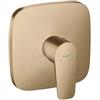 hansgrohe Talis E Miscelatore monocomando doccia ad incasso, bronzo satinato, 71765140