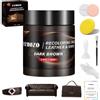 cenozo 250g Marrone Scuro Kit Riparazione Pelle,Smacchiatore Sedili Auto,Ripara Pelle Divano Graffio,Pelle Rinnova Volante in Pelle,Tintura per Pelle Scarpe,Giacca,Sofa,Sedili Auto