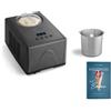 Springlane Kitchen SPRINGLANE Gelatiera Emma 1,5 L con compressore autoraffreddante 150 W, in acciaio inossidabile con contenitore per il ghiaccio rimovibile (Antracite - 1 contenitore, 1.5 L)