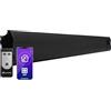 Klarstein Stufa Elettrica Basso Consumo, Colonnina Elettrica da Giardino 3000W, Termosifone Elettrico, Pannello Radiante Infrarossi con Telecomando, Stufetta Smart WIFI App, No CO2