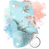 SilverRack - Tappetino da bagno antiscivolo per bambini 100 x 40 cm - Tappetino antiscivolo per vasca da bagno senza BPA - Tappetino da bagno per bambini - per neonati e bambini - Rinoceronte mondo