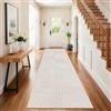 SHACOS Tappeto Corridoio Lungo 80x300 cm, Tappeti Passatoia Antiscivol, Moderno Tappeto Cucina Lavabile Pelo Corto, Tappeti Runner per Cucina, Ingresso, Camera da Letto, Beige