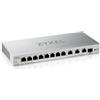 Zyxel Switch SMART MANAGED, 8 porte Gigabit, 3 porte 10MGbE, 1 porte SFP+ 10GbE, - Eas