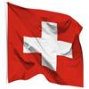 PHENO FLAGS Bandiera della Svizzera, 90 x 90 cm, resistente alle intemperie, bandiera nazionale in poliestere, con doppia cucitura e occhielli in metallo