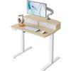 HUANUO Piccola Scrivania con Cassetti 80 x 53 cm 4 Memorie