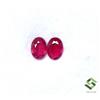 SBI Gems Ruby Naturale Ovale 7x5 mm, 2 Pezzi, 2.28 CTS, GF