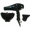SQUADO Asciugacapelli Professionale 5000W con 3 Livelli di Temperatura, 2 Velocità, Funzione Cool Shot e 2 Accessori Inclusi