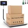 Miseyo Bilancia digitale da 299,4 kg - Bilancia postale in acciaio inox ad alta precisione da 19,8 g per pacchi, bagagli, piccole imprese, magazzino, batteria e cavo di ricarica inclusi