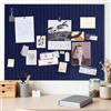 EYERIYO Bacheca Grande Autoadesiva 90x60 cm | Bacheca Autoadesiva in Sughero, Bacheca Decorativa in Feltro, Fototela Pieghevole, Memoboard Vision Board
